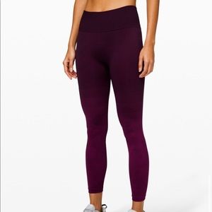 NWOT Lululemon Ebb to Train Tight Wash